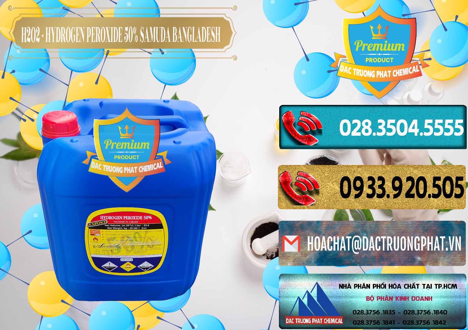 Nơi chuyên bán # phân phối H2O2 © H2O2 Dạng Lỏng 50% Samuda Bangladesh Nơi kinh doanh - bán H2O2 - Hydrogen Peroxide 50% Samuda Bangladesh - 0077 - Cty bán và cung cấp hóa chất tại TP.HCM - hoachatdetnhuom.com