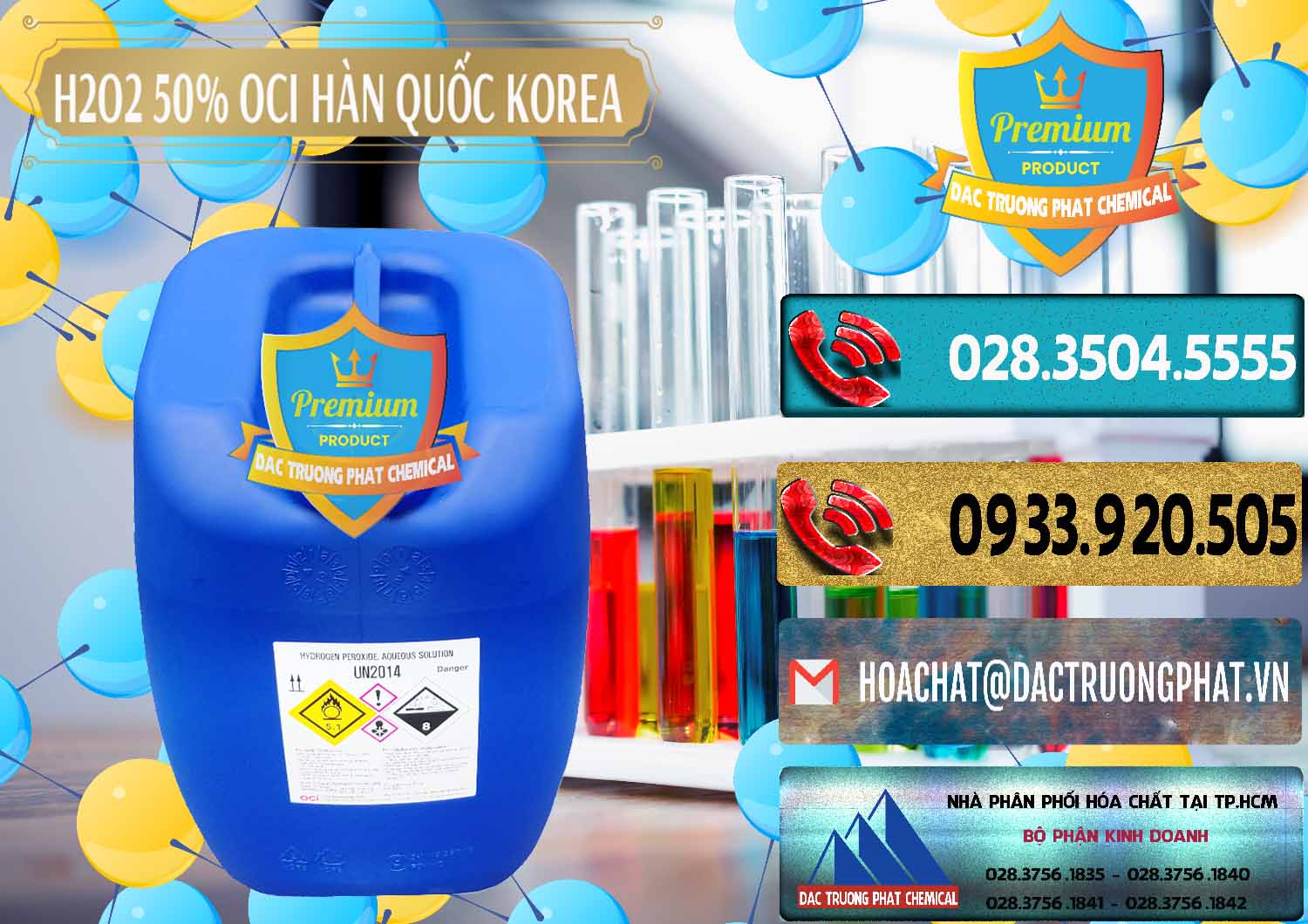 Công ty chuyên phân phối và bán H2O2 - Hydrogen Peroxide 50% OCI Hàn Quốc Korea - 0075 - Phân phối - kinh doanh hóa chất tại TP.HCM - hoachatdetnhuom.com