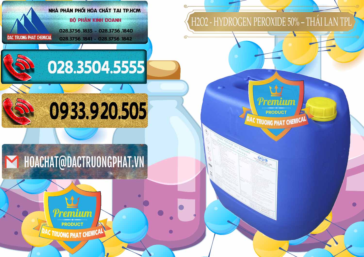 Đơn vị chuyên kinh doanh | bán hóa chất Oxy H2O2 _ Oxy Già 50% TPL Thái Lan Thailand Nơi chuyên bán - cung ứng H2O2 - Hydrogen Peroxide 50% Thái Lan TPL - 0076 - Đơn vị nhập khẩu ( cung cấp ) hóa chất tại TP.HCM - hoachatdetnhuom.com