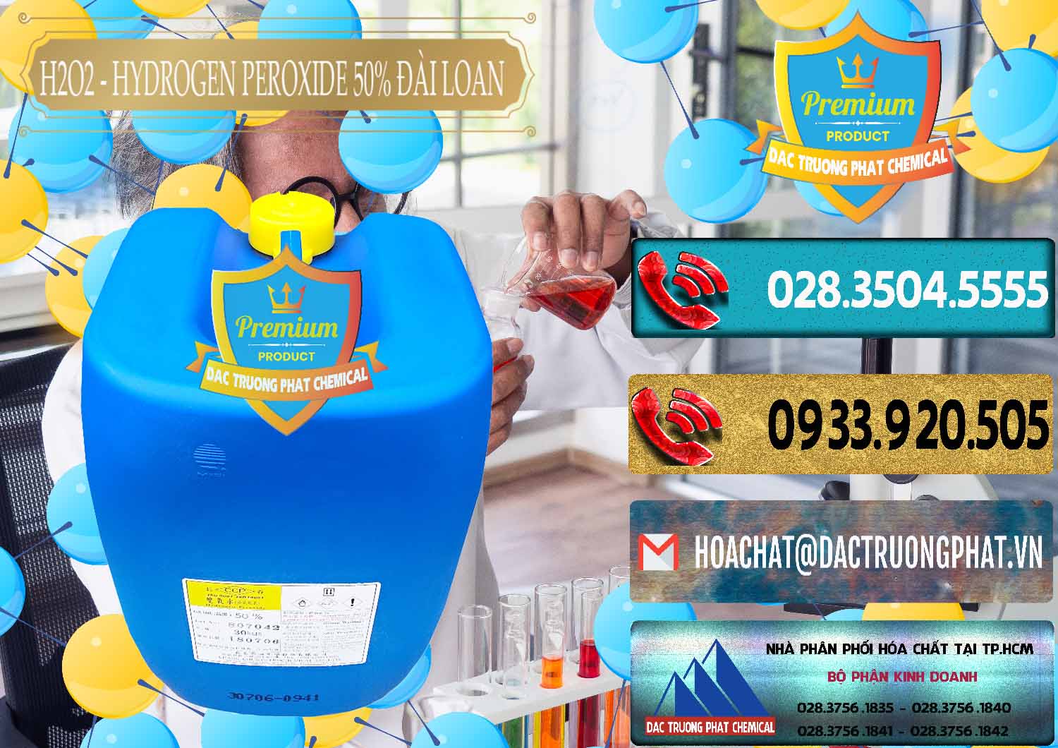 Cty chuyên bán » kinh doanh Oxy Già \ Oxi Già Dạng Nước Đài Loan Taiwan Nhập khẩu ( bán ) H2O2 - Hydrogen Peroxide 50% Đài Loan Taiwan Chang Chun - 0069 - Cung cấp _ kinh doanh hóa chất tại TP.HCM - hoachatdetnhuom.com