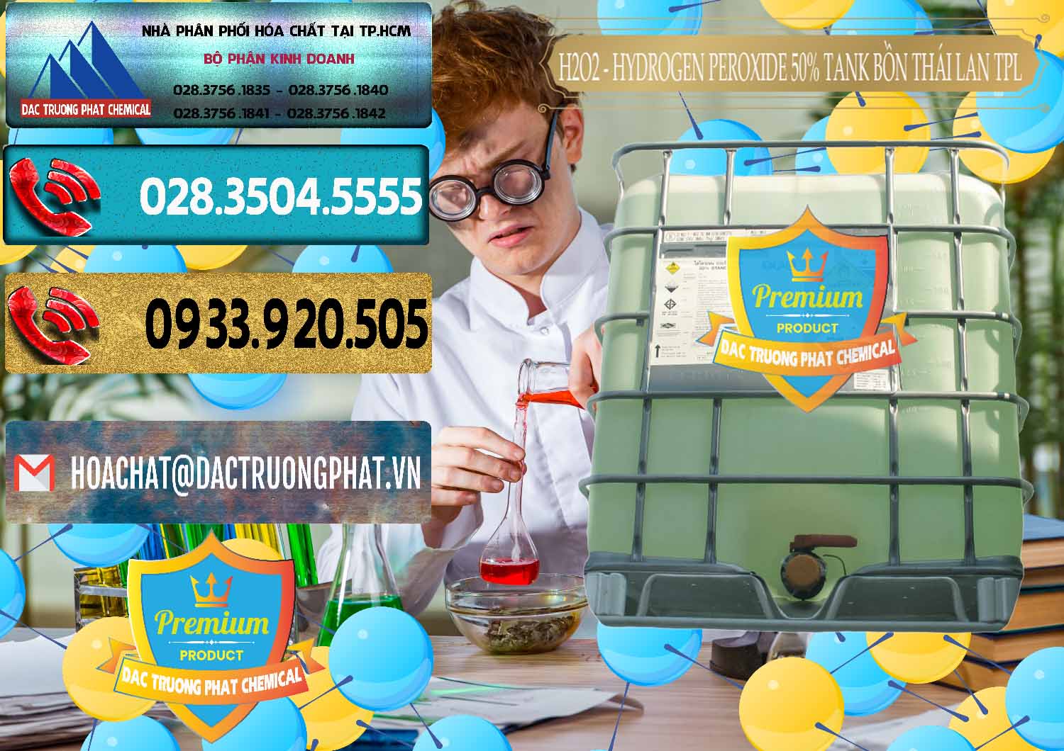 Công ty bán < cung ứng hóa chất Hydrogen Peroxide Ø Oxy Già Dạng Lỏng 50% Tank IBC Bồn Thái Lan TPL Cty kinh doanh _ bán H2O2 - Hydrogen Peroxide 50% Tank IBC Bồn Thái Lan TPL - 0073 - Đơn vị chuyên cung cấp & nhập khẩu hóa chất tại TP.HCM - hoachatdetnhuom.com