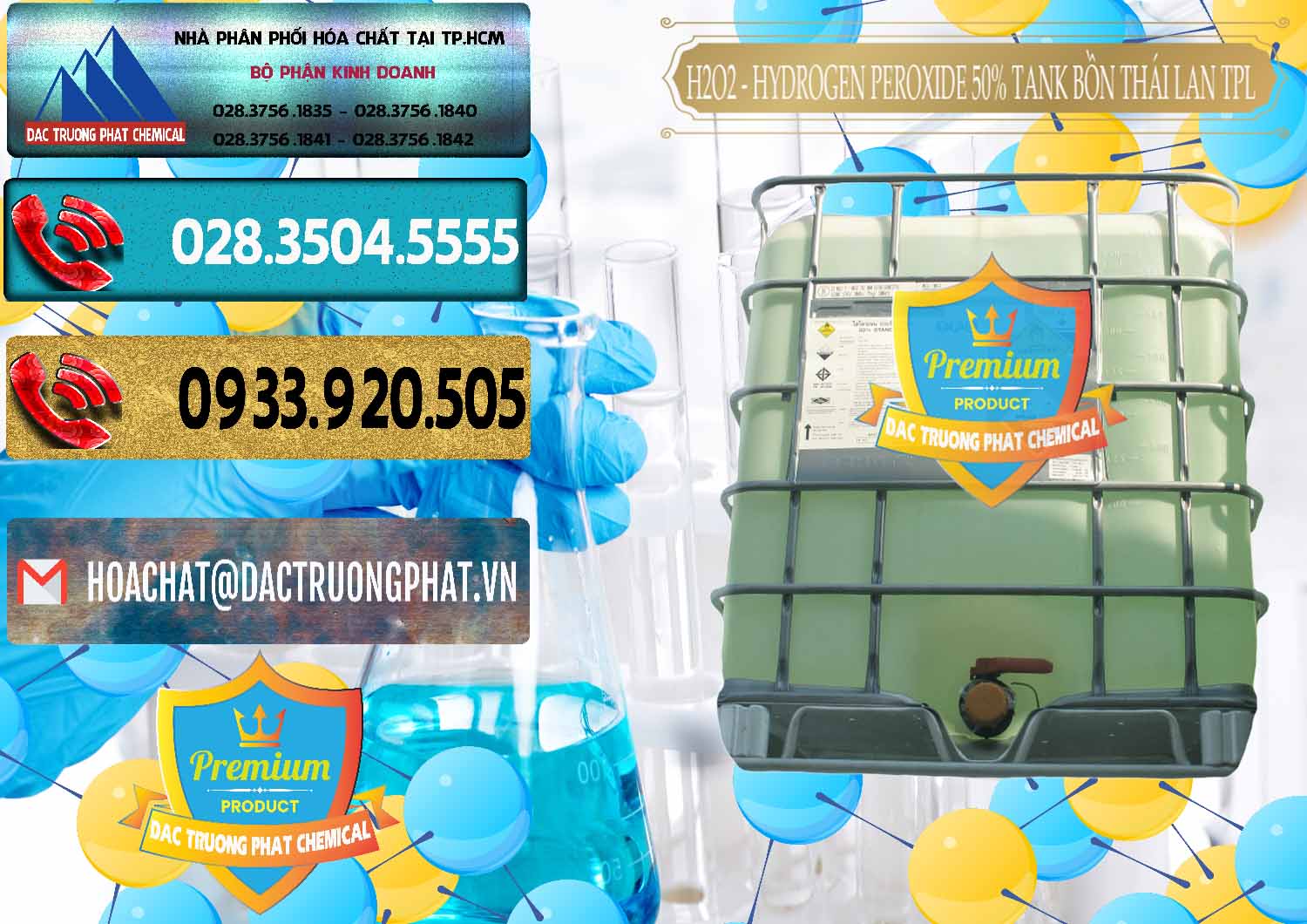 Nơi chuyên bán & phân phối Hóa chất Hydrogen Peroxide × Oxi Già Tank IBC Bồn TPL Thái Cty cung cấp và bán H2O2 - Hydrogen Peroxide 50% Tank IBC Bồn Thái Lan TPL - 0073 - Đơn vị nhập khẩu - phân phối hóa chất tại TP.HCM - hoachatdetnhuom.com