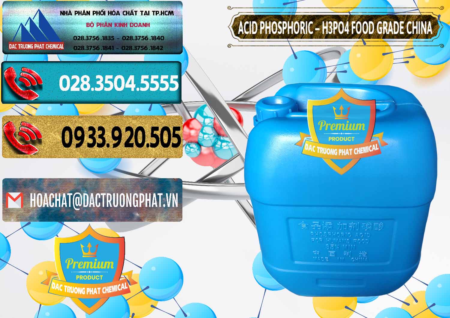 Nơi chuyên bán và cung ứng Acid Phosphoric – H3PO4 85% Food Grade Trung Quốc China - 0015 - Nơi phân phối và cung cấp hóa chất tại TP.HCM - hoachatdetnhuom.com