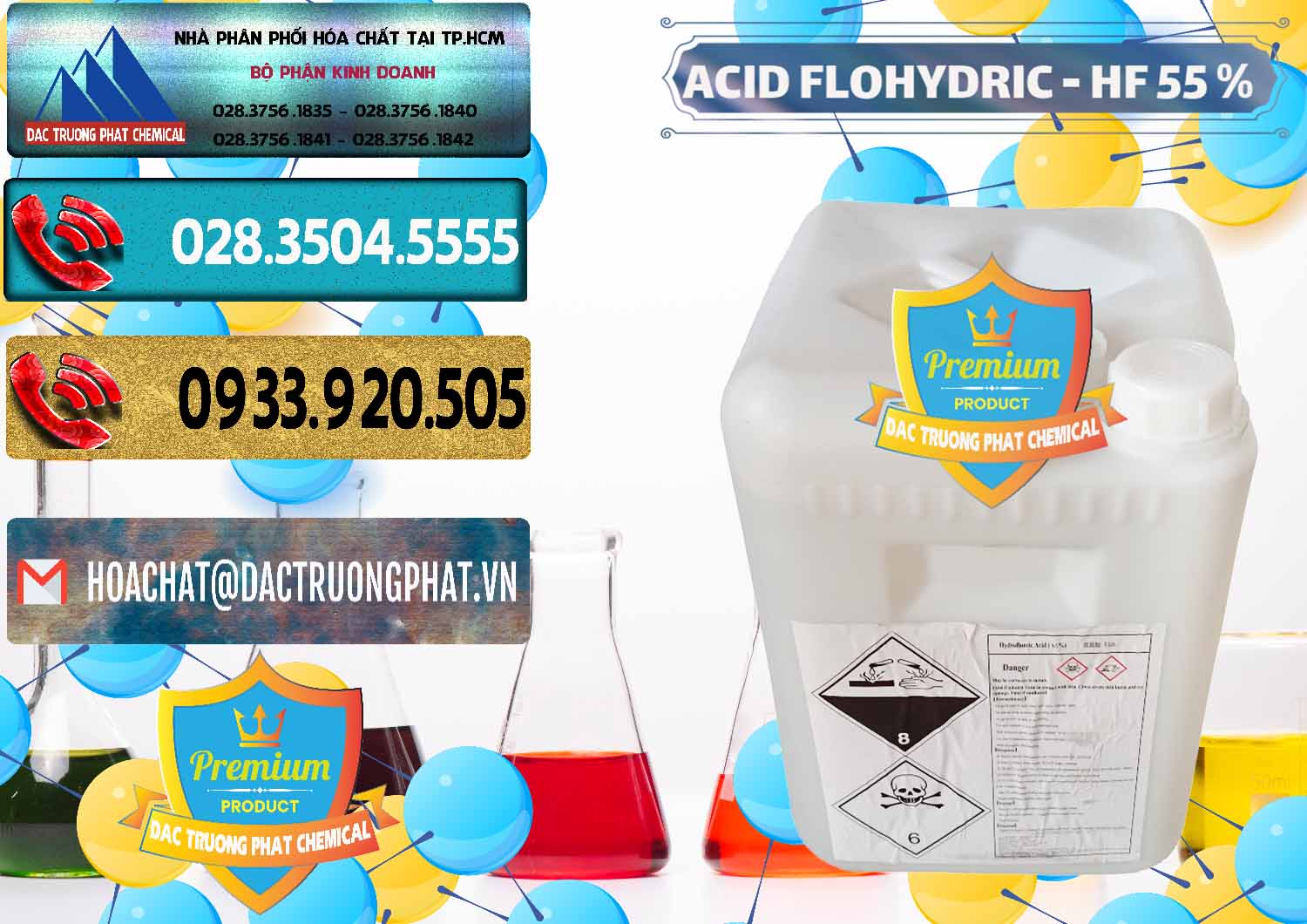 Chuyên bán - phân phối Axit HF - Acid HF 55% Can Trắng Trung Quốc China - 0079 - Nơi nhập khẩu & cung cấp hóa chất tại TP.HCM - hoachatdetnhuom.com