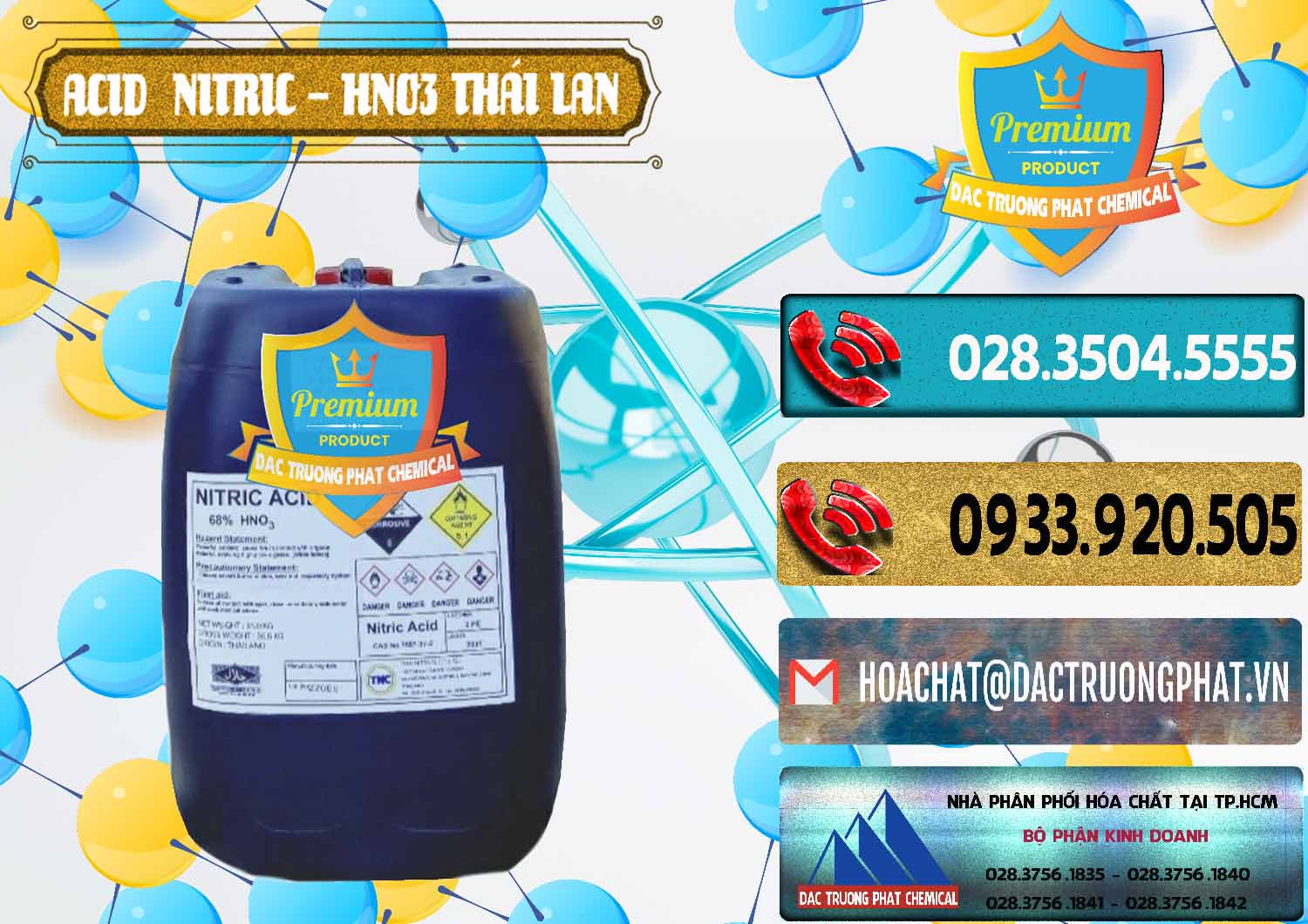 Công ty chuyên bán _ cung ứng Acid Nitric – Axit Nitric HNO3 Thái Lan Thailand - 0344 - Chuyên bán và cung cấp hóa chất tại TP.HCM - hoachatdetnhuom.com