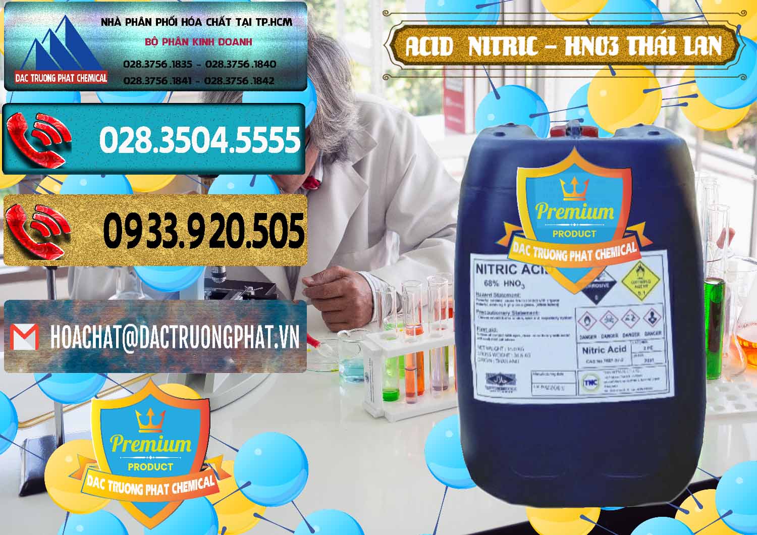 Nơi chuyên bán _ phân phối Acid Nitric – Axit Nitric HNO3 Thái Lan Thailand - 0344 - Nơi cung ứng _ phân phối hóa chất tại TP.HCM - hoachatdetnhuom.com