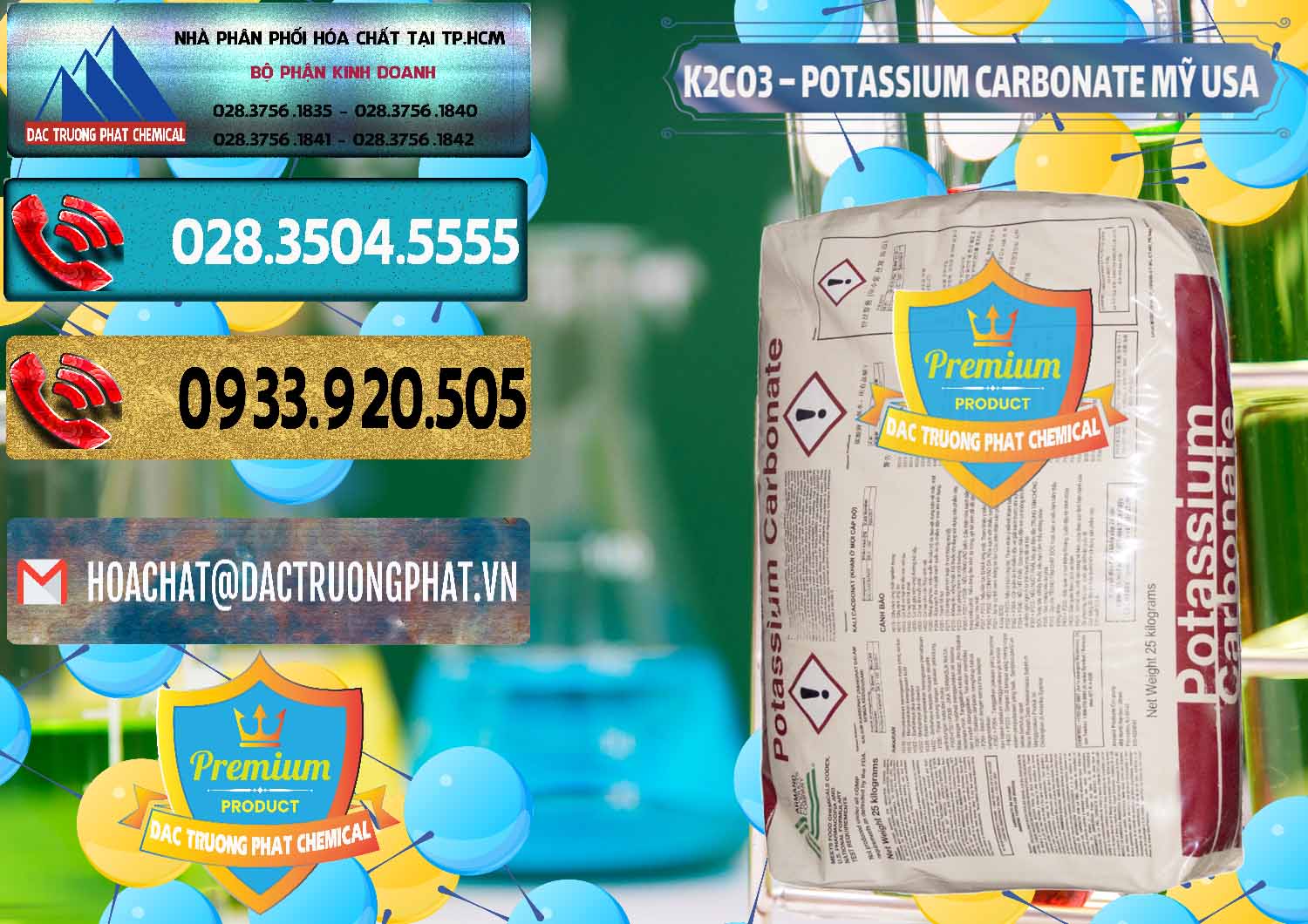 Công ty bán _ cung cấp K2Co3 – Potassium Carbonate Mỹ USA - 0082 - Phân phối _ kinh doanh hóa chất tại TP.HCM - hoachatdetnhuom.com