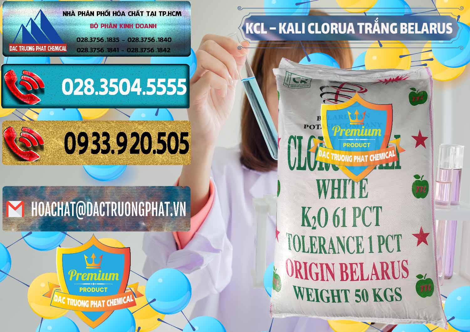 Nhà cung cấp _ bán KCL – Kali Clorua Trắng Belarus - 0085 - Đơn vị cung cấp ( bán ) hóa chất tại TP.HCM - hoachatdetnhuom.com