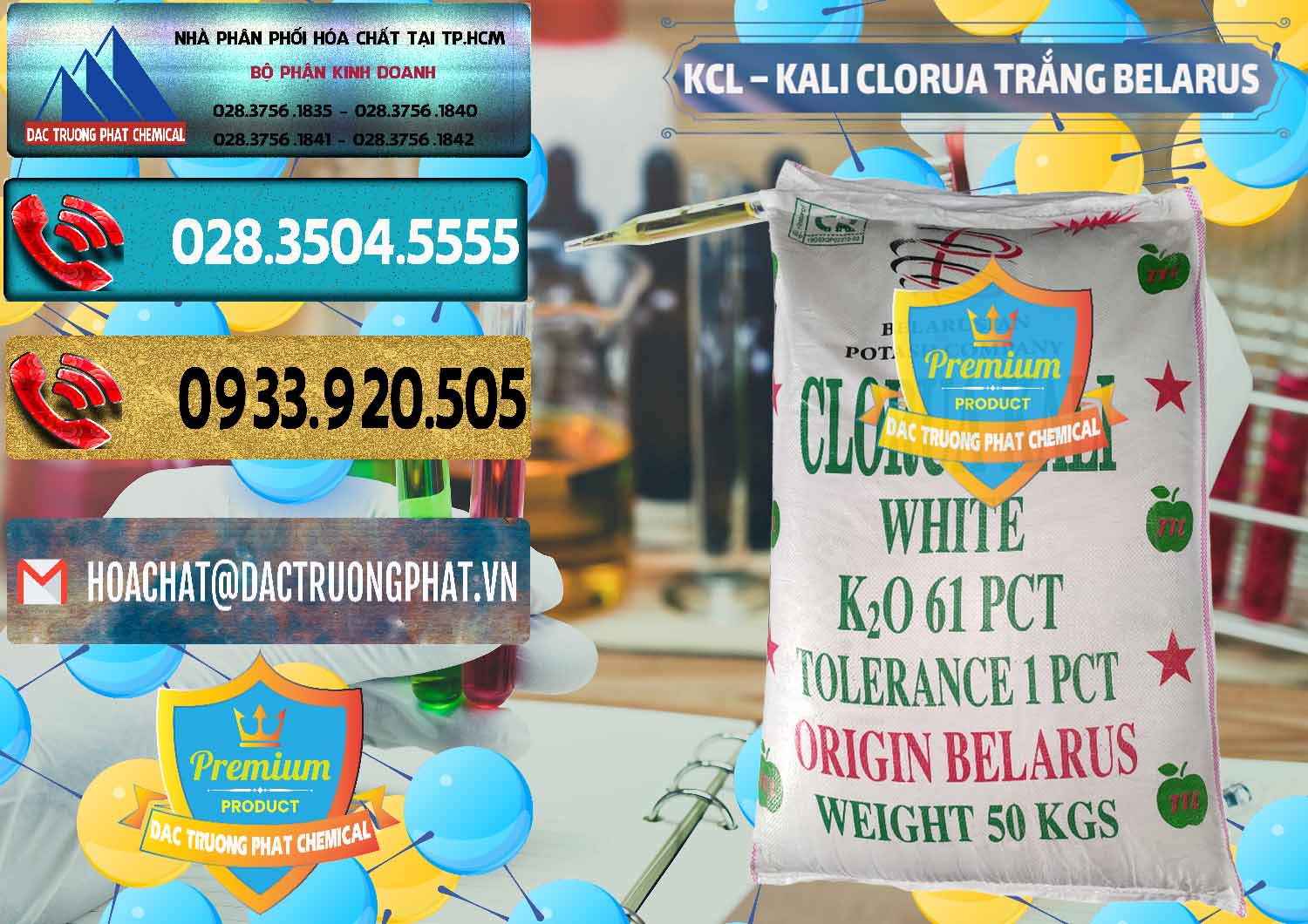 Nơi chuyên nhập khẩu _ bán KCL – Kali Clorua Trắng Belarus - 0085 - Nhà nhập khẩu - cung cấp hóa chất tại TP.HCM - hoachatdetnhuom.com