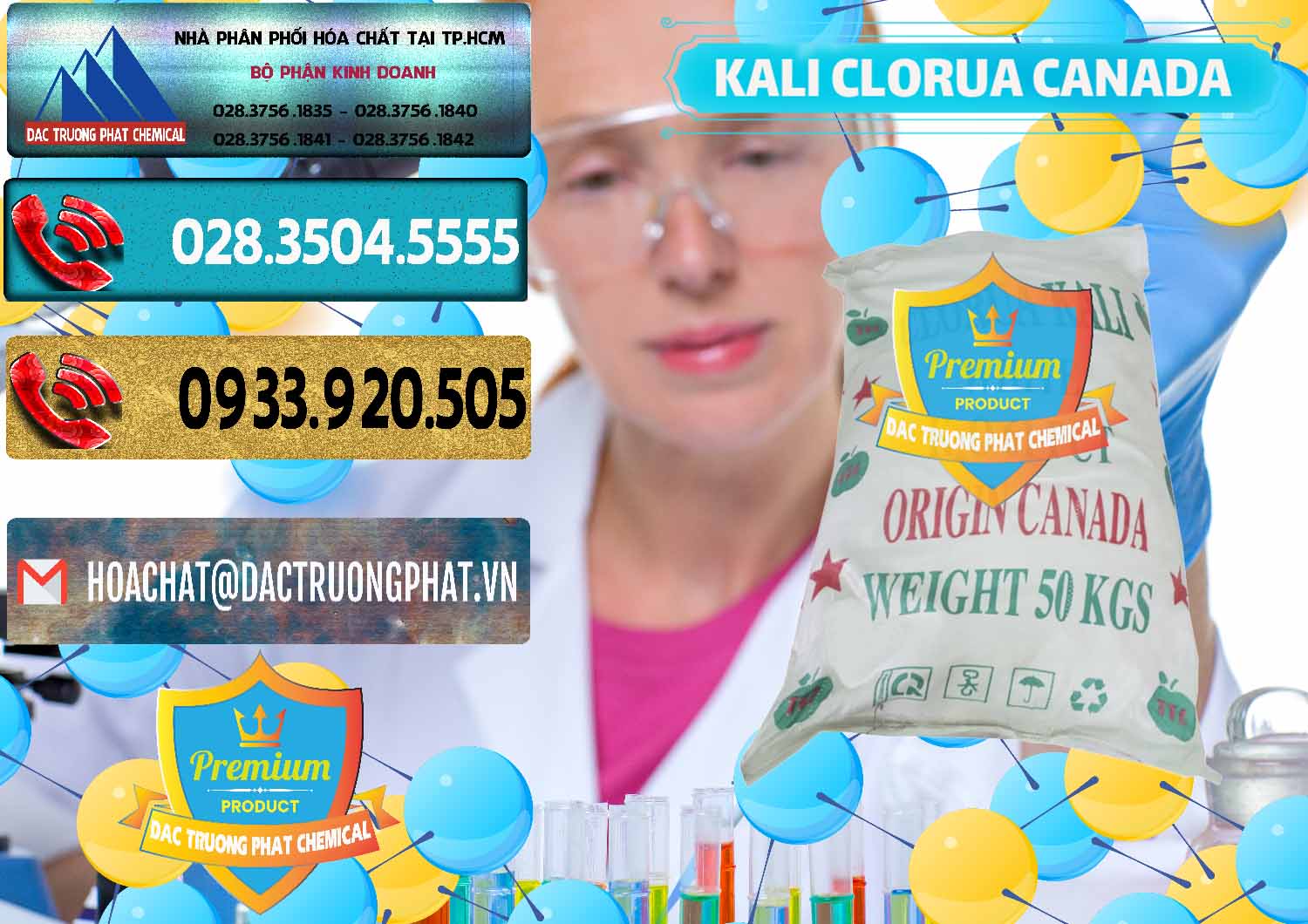 Bán - cung ứng KCL – Kali Clorua Trắng Canada - 0437 - Chuyên nhập khẩu ( cung cấp ) hóa chất tại TP.HCM - hoachatdetnhuom.com