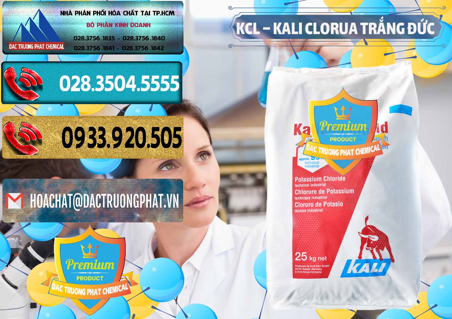 Nhà phân phối - bán KCL – Kali Clorua Trắng Đức Germany - 0086 - Công ty cung cấp và kinh doanh hóa chất tại TP.HCM - hoachatdetnhuom.com