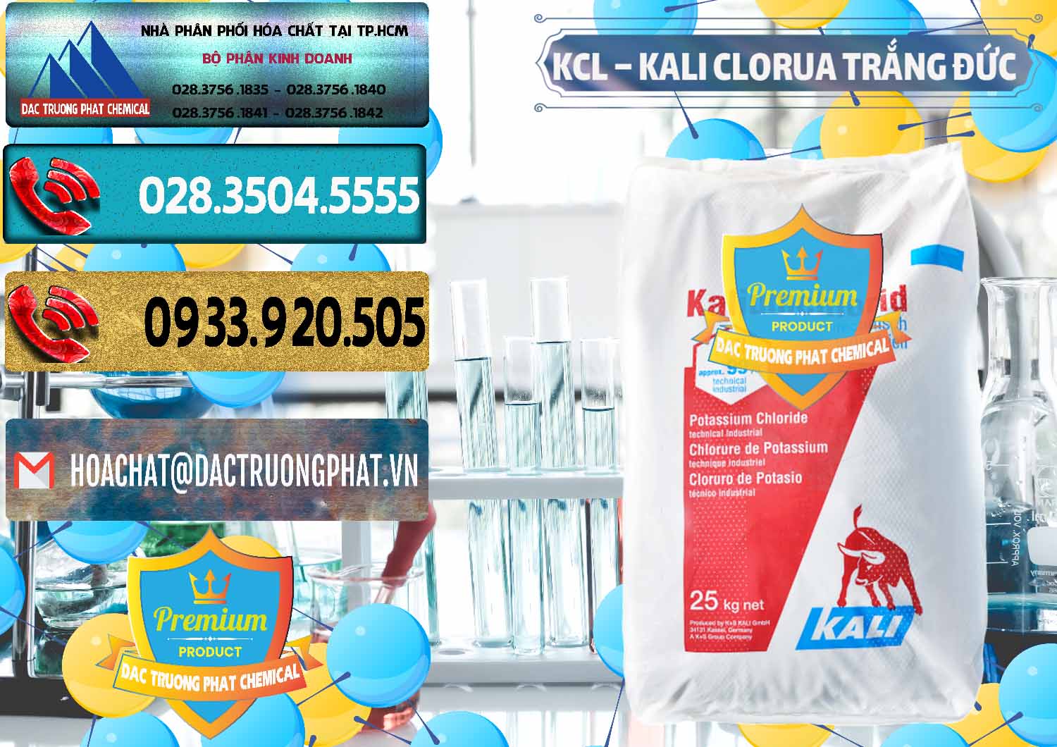Cty bán ( cung cấp ) KCL – Kali Clorua Trắng Đức Germany - 0086 - Đơn vị phân phối - cung cấp hóa chất tại TP.HCM - hoachatdetnhuom.com