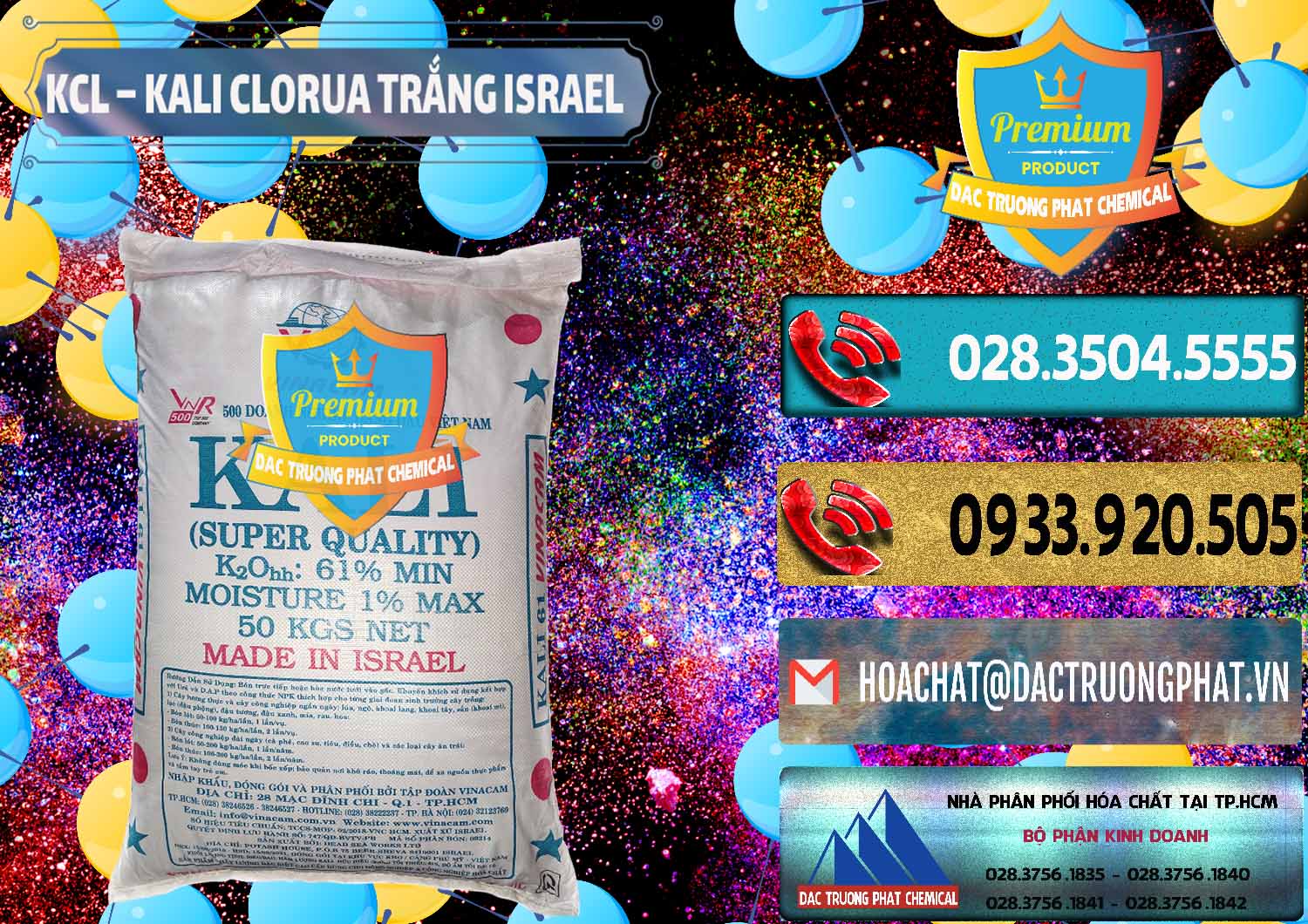 Cty chuyên bán & phân phối KCL – Kali Clorua Trắng Israel - 0087 - Nhà phân phối _ nhập khẩu hóa chất tại TP.HCM - hoachatdetnhuom.com
