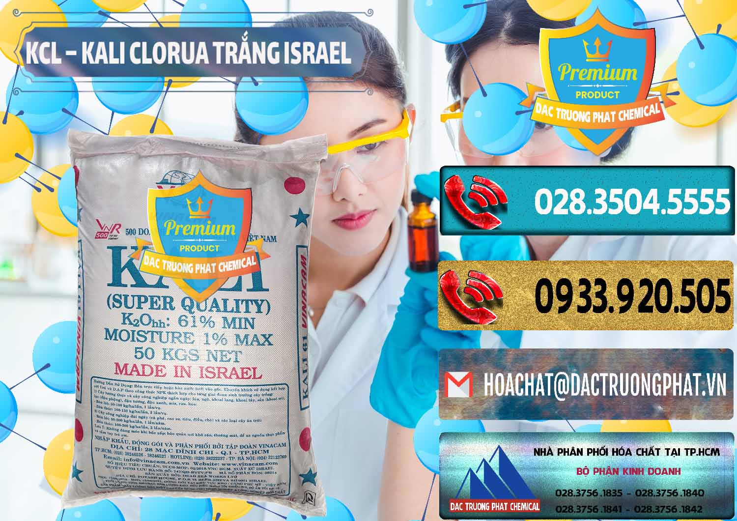 Phân phối & bán KCL – Kali Clorua Trắng Israel - 0087 - Phân phối - nhập khẩu hóa chất tại TP.HCM - hoachatdetnhuom.com