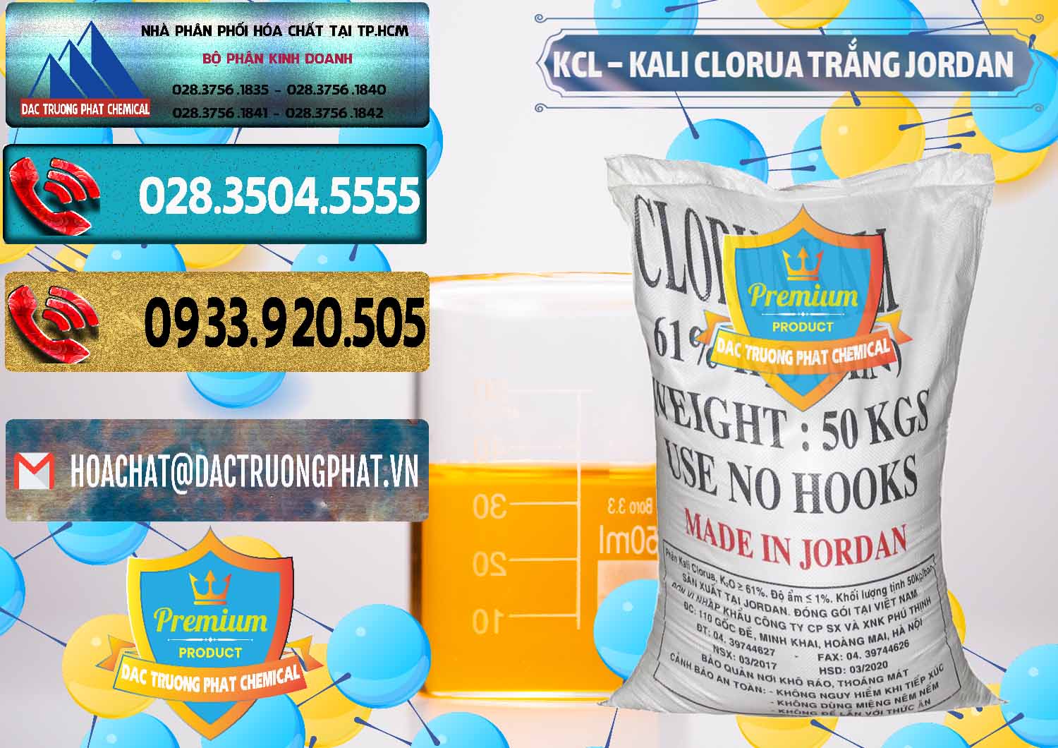Cty chuyên cung ứng _ bán KCL – Kali Clorua Trắng Jordan - 0088 - Công ty bán ( phân phối ) hóa chất tại TP.HCM - hoachatdetnhuom.com