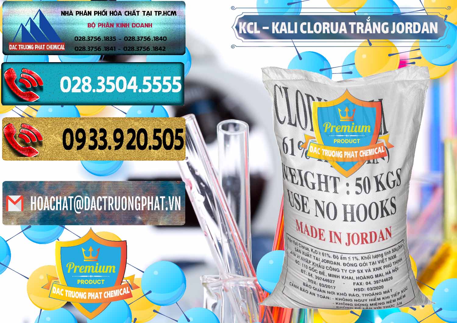 Công ty chuyên phân phối _ bán KCL – Kali Clorua Trắng Jordan - 0088 - Cty phân phối - cung ứng hóa chất tại TP.HCM - hoachatdetnhuom.com