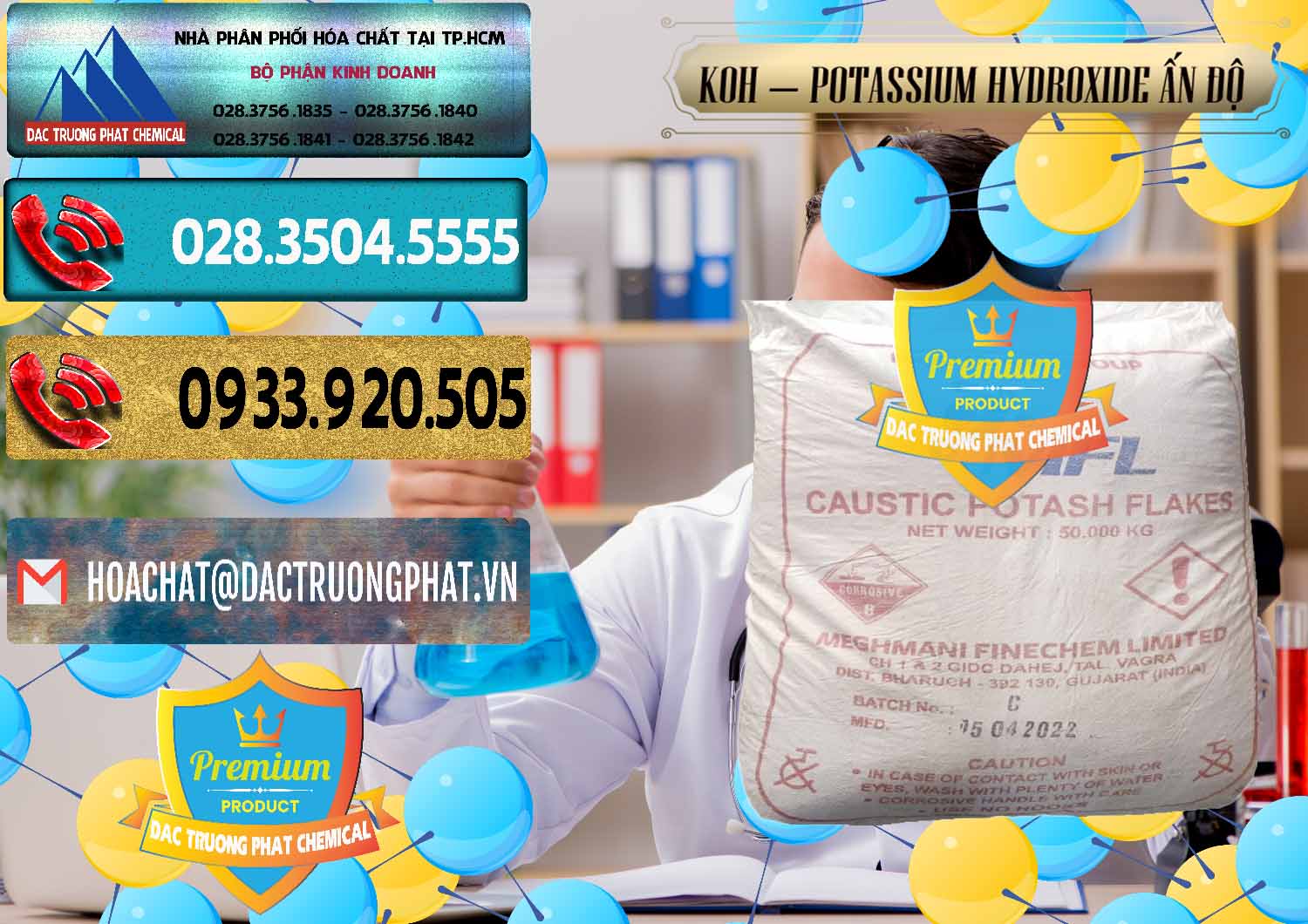 Đơn vị nhập khẩu ( bán ) KOH ( 90%) – Potassium Hydroxide Ấn Độ India - 0352 - Công ty chuyên phân phối và cung ứng hóa chất tại TP.HCM - hoachatdetnhuom.com