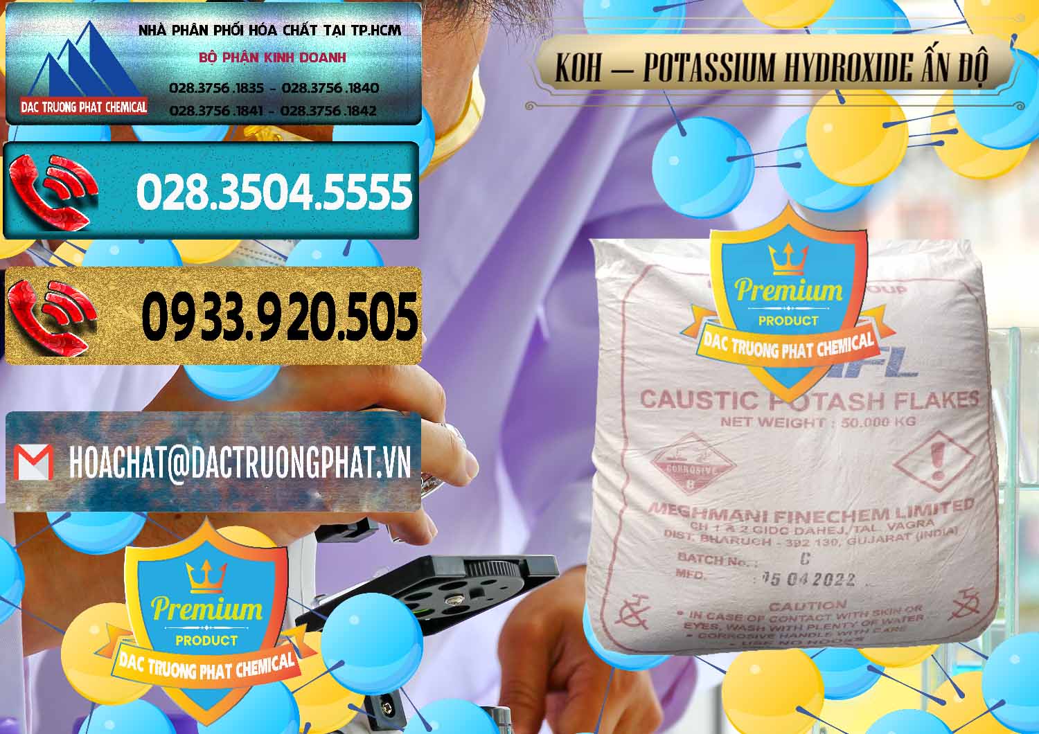 Cty cung ứng & bán KOH ( 90%) – Potassium Hydroxide Ấn Độ India - 0352 - Đơn vị bán và phân phối hóa chất tại TP.HCM - hoachatdetnhuom.com