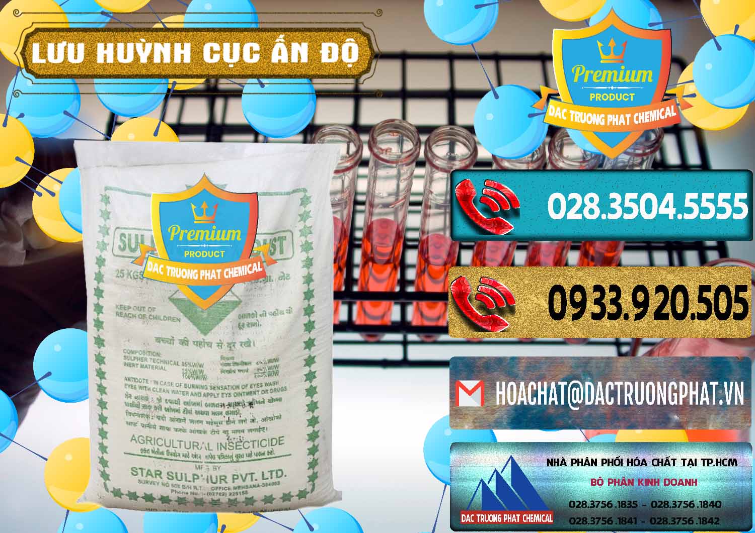 Đơn vị chuyên nhập khẩu & bán Lưu huỳnh Cục - Sulfur Ấn Độ India - 0348 - Cty chuyên phân phối _ kinh doanh hóa chất tại TP.HCM - hoachatdetnhuom.com