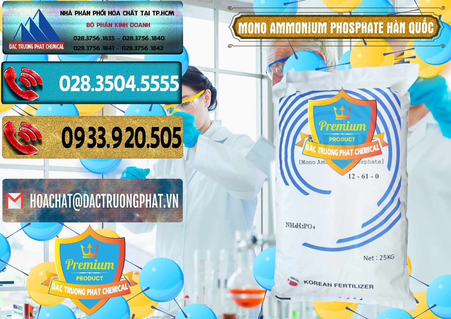 Công ty cung cấp - bán Mono Ammonium Phosphate - MAP 12-61-0 Hàn Quốc Korea - 0392 - Đơn vị bán - phân phối hóa chất tại TP.HCM - hoachatdetnhuom.com