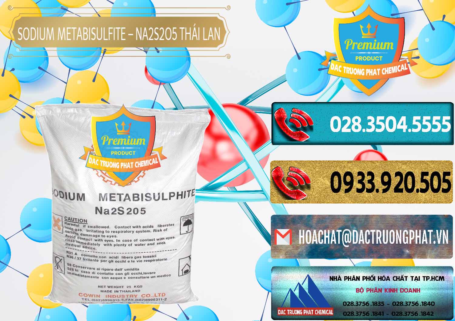 Công ty chuyên bán _ cung ứng Sodium Metabisulfite - NA2S2O5 Thái Lan Cowin - 0145 - Đơn vị chuyên nhập khẩu và cung cấp hóa chất tại TP.HCM - hoachatdetnhuom.com