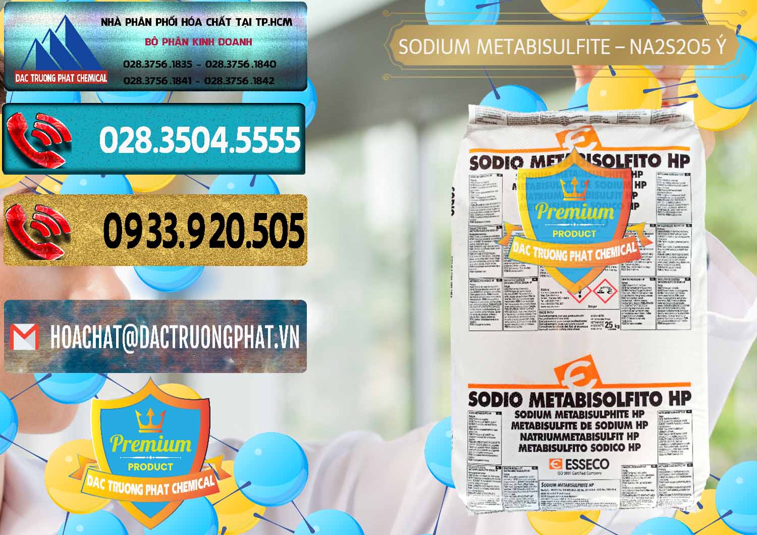 Đơn vị cung ứng & bán Sodium Metabisulfite - NA2S2O5 Food Grade Esseco Ý Italy - 0146 - Nhà phân phối & cung ứng hóa chất tại TP.HCM - hoachatdetnhuom.com