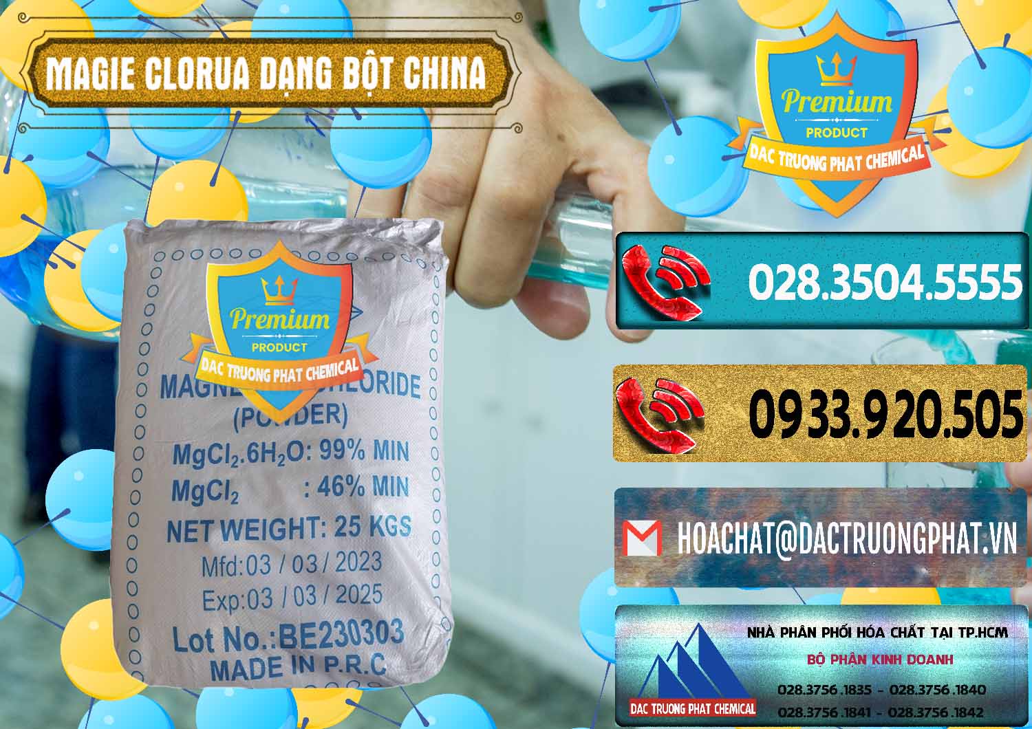 Cty bán và phân phối Magie Clorua – MGCL2 96% Dạng Bột Logo Kim Cương Trung Quốc China - 0387 - Nhà cung cấp _ phân phối hóa chất tại TP.HCM - hoachatdetnhuom.com