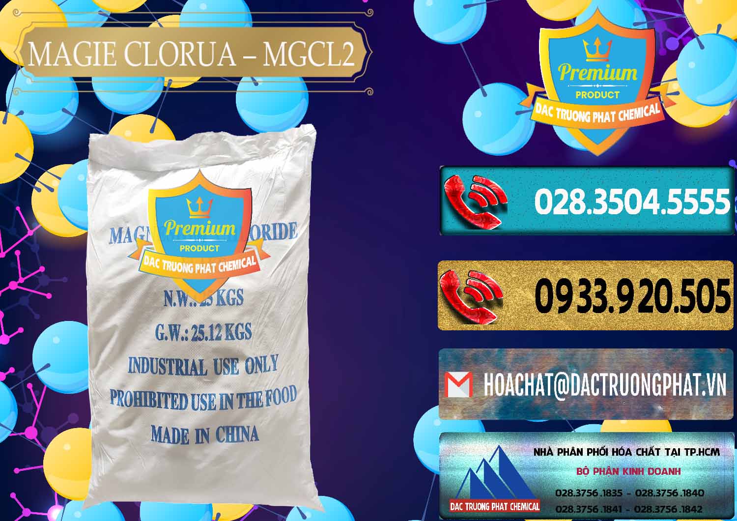Công ty chuyên bán _ cung ứng Magie Clorua – MGCL2 96% Dạng Vảy Trung Quốc China - 0091 - Nơi phân phối & cung ứng hóa chất tại TP.HCM - hoachatdetnhuom.com