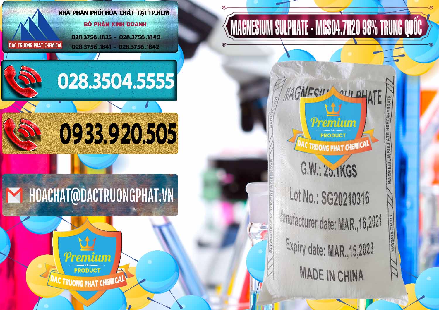Nơi cung ứng - bán MGSO4.7H2O – Magnesium Sulphate 98% Trung Quốc China - 0229 - Cung cấp & nhập khẩu hóa chất tại TP.HCM - hoachatdetnhuom.com