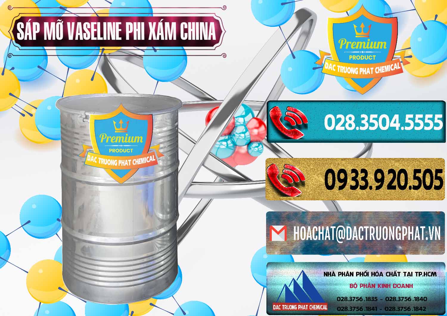Bán - cung ứng Sáp Mỡ Vaseline Phi Xám Trung Quốc China - 0291 - Công ty phân phối & cung ứng hóa chất tại TP.HCM - hoachatdetnhuom.com