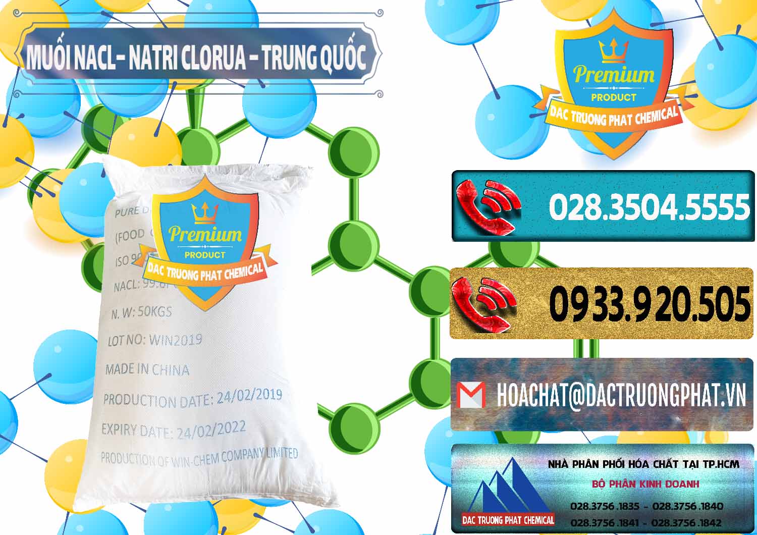 Công ty chuyên cung cấp & bán Muối NaCL – Sodium Chloride Trung Quốc China - 0097 - Nơi bán ( phân phối ) hóa chất tại TP.HCM - hoachatdetnhuom.com