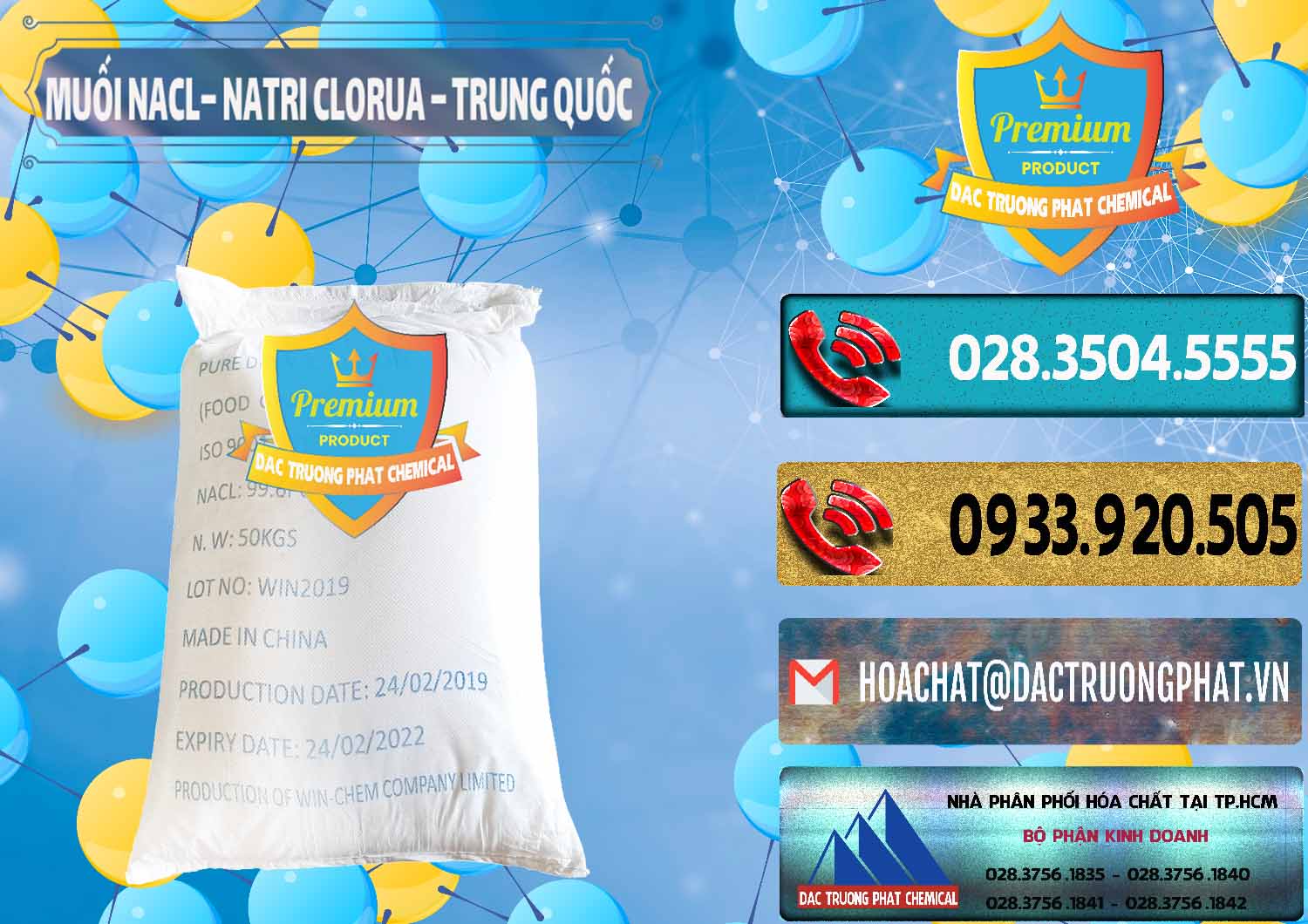 Cty chuyên cung ứng ( bán ) Muối NaCL – Sodium Chloride Trung Quốc China - 0097 - Đơn vị chuyên nhập khẩu ( cung cấp ) hóa chất tại TP.HCM - hoachatdetnhuom.com