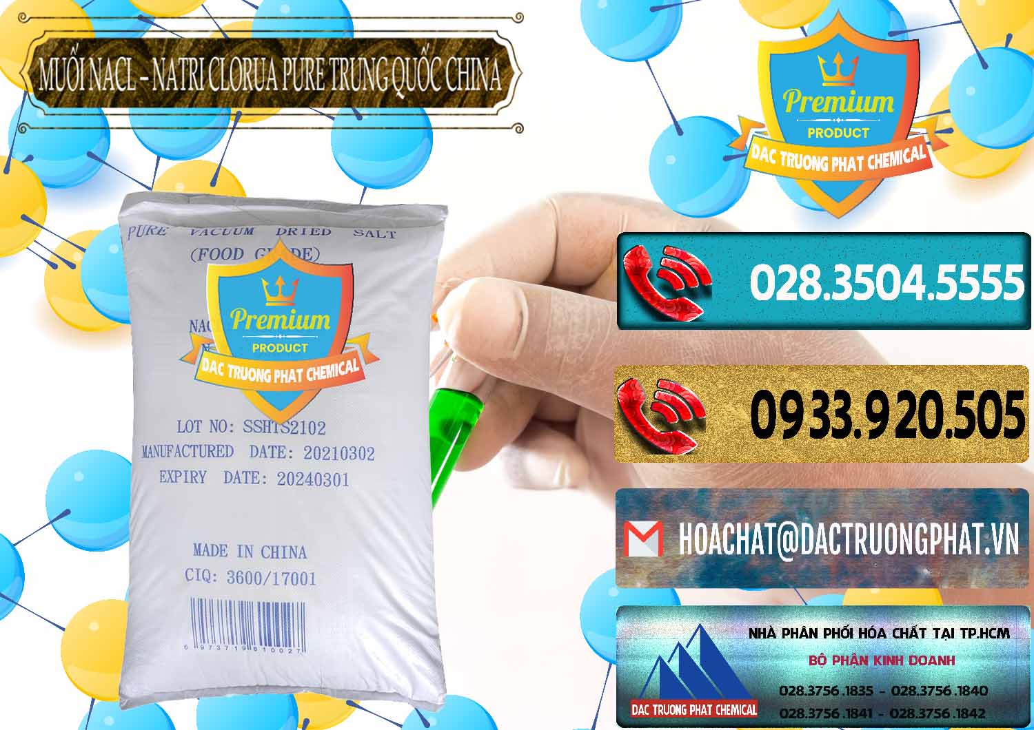 Công ty chuyên bán và cung ứng Muối NaCL – Sodium Chloride Pure Trung Quốc China - 0230 - Nơi chuyên bán _ phân phối hóa chất tại TP.HCM - hoachatdetnhuom.com