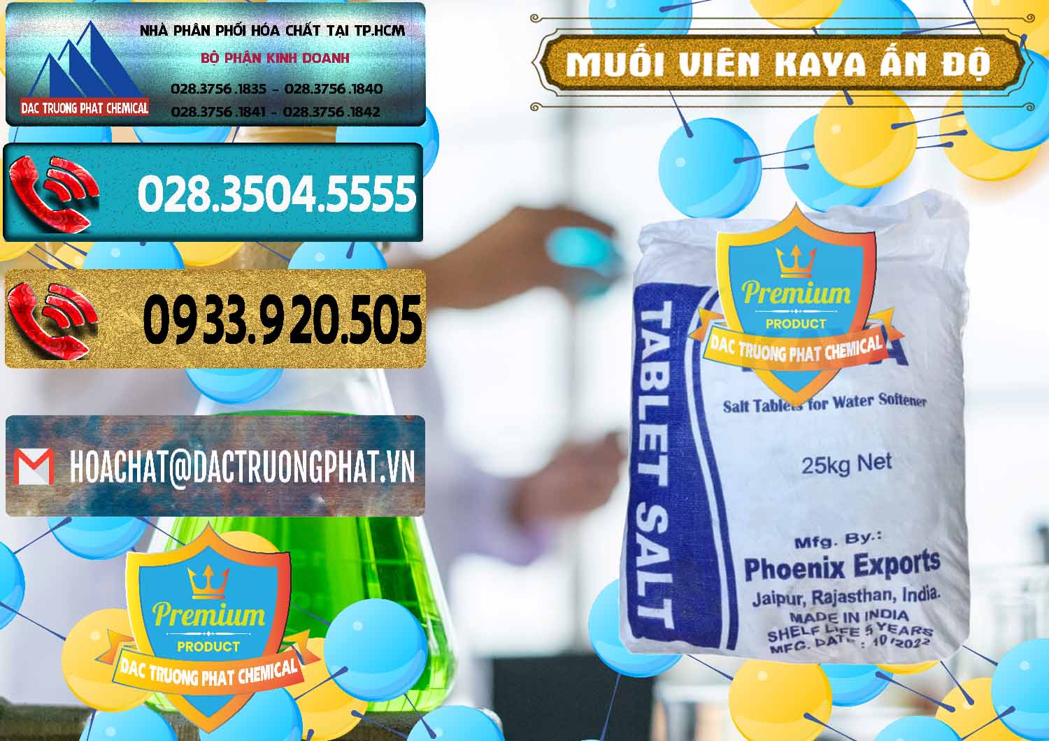 Công ty chuyên phân phối _ bán Muối NaCL – Sodium Chloride Dạng Viên Tablets Kaya Ấn Độ India - 0368 - Nhà cung cấp và phân phối hóa chất tại TP.HCM - hoachatdetnhuom.com