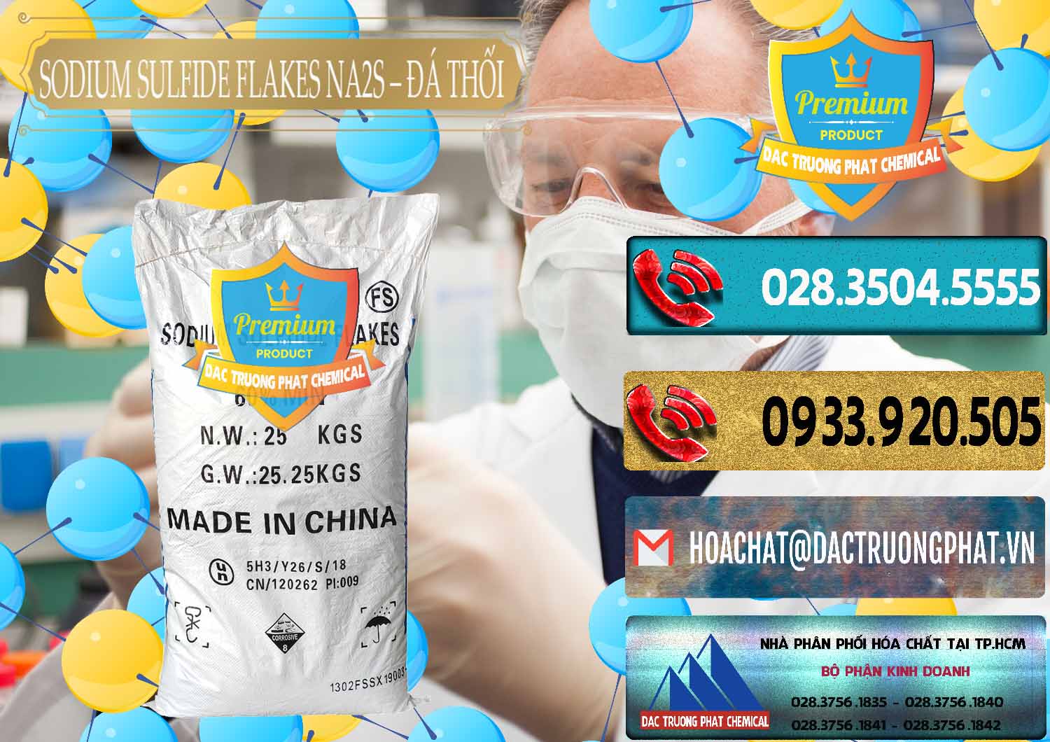 Nơi chuyên kinh doanh và bán Sodium Sulfide Flakes NA2S – Đá Thối Đỏ Trung Quốc China - 0150 - Công ty phân phối _ cung cấp hóa chất tại TP.HCM - hoachatdetnhuom.com