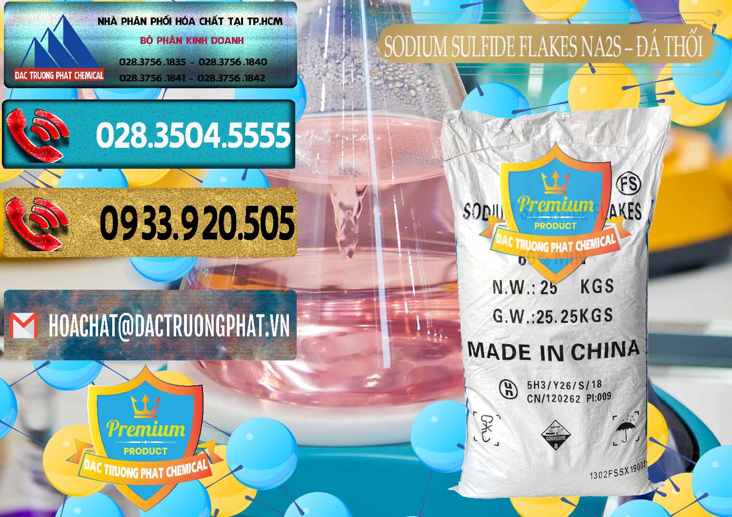 Cty cung ứng _ bán Sodium Sulfide Flakes NA2S – Đá Thối Đỏ Trung Quốc China - 0150 - Công ty chuyên cung cấp - nhập khẩu hóa chất tại TP.HCM - hoachatdetnhuom.com