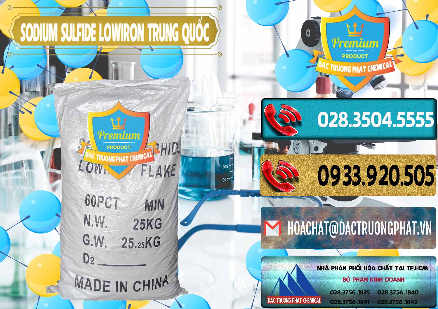 Nhà nhập khẩu - bán Sodium Sulfide NA2S – Đá Thối Lowiron Trung Quốc China - 0227 - Công ty chuyên cung cấp _ nhập khẩu hóa chất tại TP.HCM - hoachatdetnhuom.com