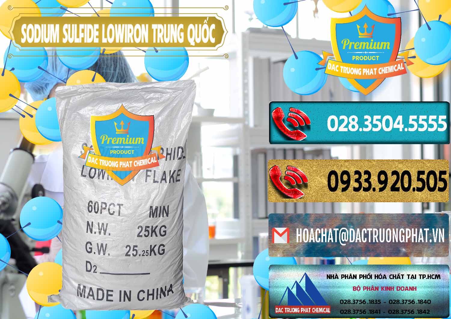 Đơn vị chuyên bán và phân phối Sodium Sulfide NA2S – Đá Thối Lowiron Trung Quốc China - 0227 - Cty cung cấp - bán hóa chất tại TP.HCM - hoachatdetnhuom.com