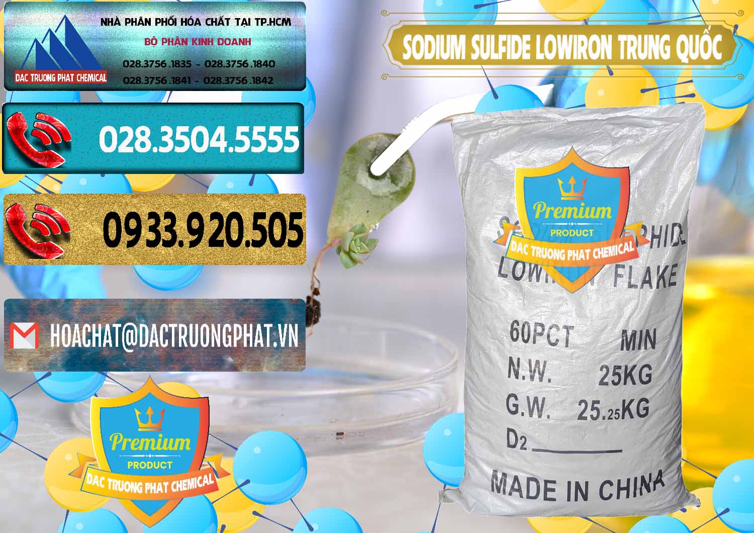 Chuyên nhập khẩu và bán Sodium Sulfide NA2S – Đá Thối Lowiron Trung Quốc China - 0227 - Nơi chuyên bán ( cung cấp ) hóa chất tại TP.HCM - hoachatdetnhuom.com