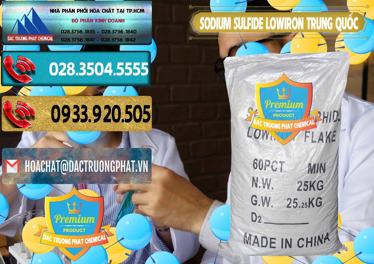 Cty phân phối ( bán ) Sodium Sulfide NA2S – Đá Thối Lowiron Trung Quốc China - 0227 - Cty phân phối _ cung cấp hóa chất tại TP.HCM - hoachatdetnhuom.com