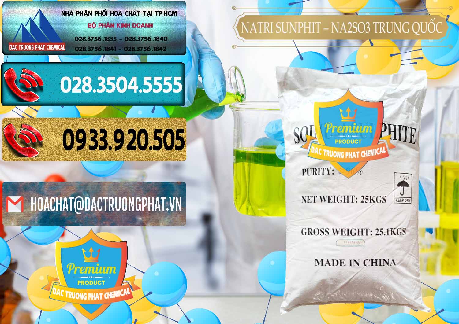 Nơi bán ( cung cấp ) Natri Sunphit - NA2SO3 Trung Quốc China - 0106 - Công ty chuyên bán ( phân phối ) hóa chất tại TP.HCM - hoachatdetnhuom.com