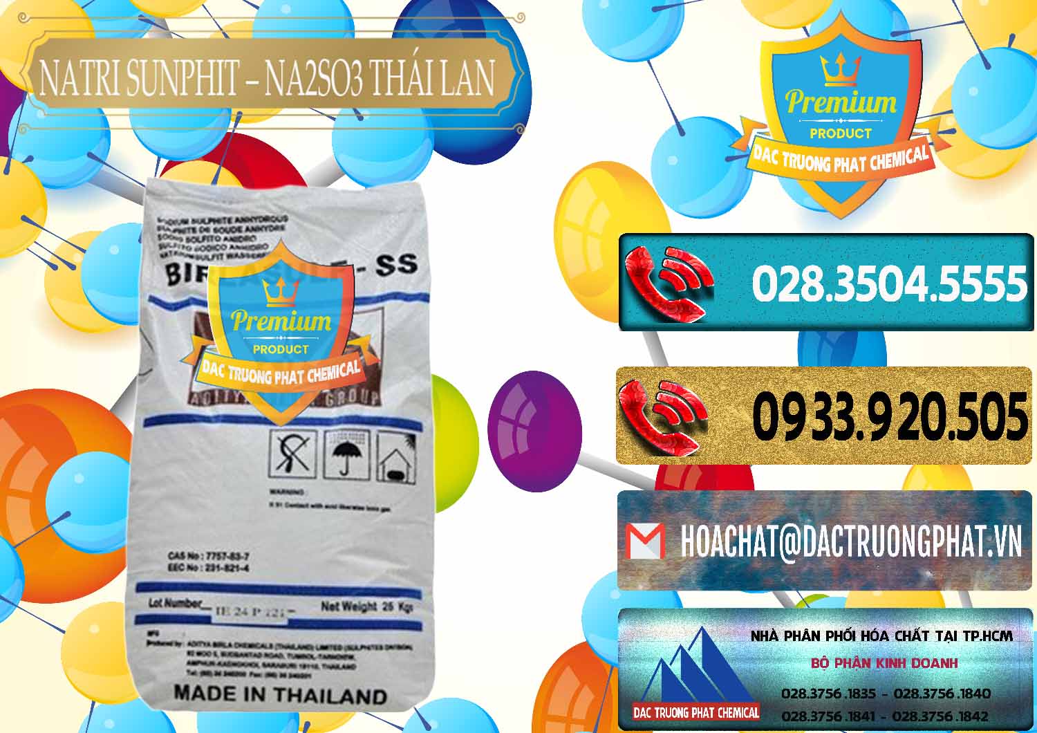 Chuyên bán - cung cấp Natri Sunphit - NA2SO3 Thái Lan - 0105 - Nơi chuyên nhập khẩu & cung cấp hóa chất tại TP.HCM - hoachatdetnhuom.com