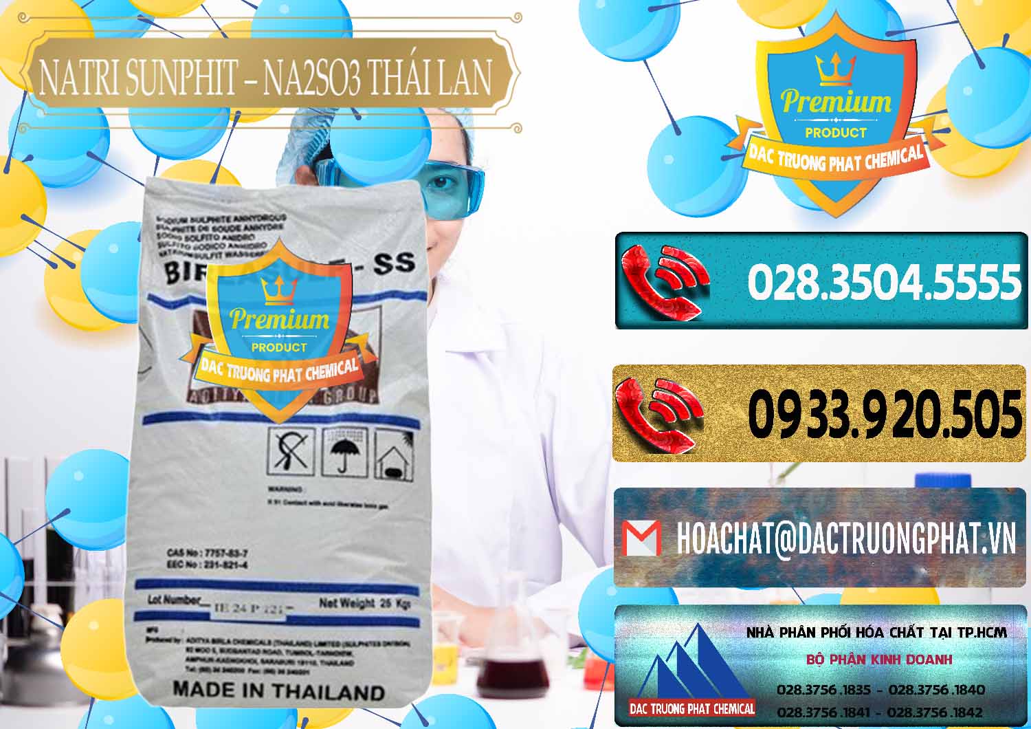 Đơn vị chuyên nhập khẩu _ bán Natri Sunphit - NA2SO3 Thái Lan - 0105 - Công ty chuyên phân phối & bán hóa chất tại TP.HCM - hoachatdetnhuom.com