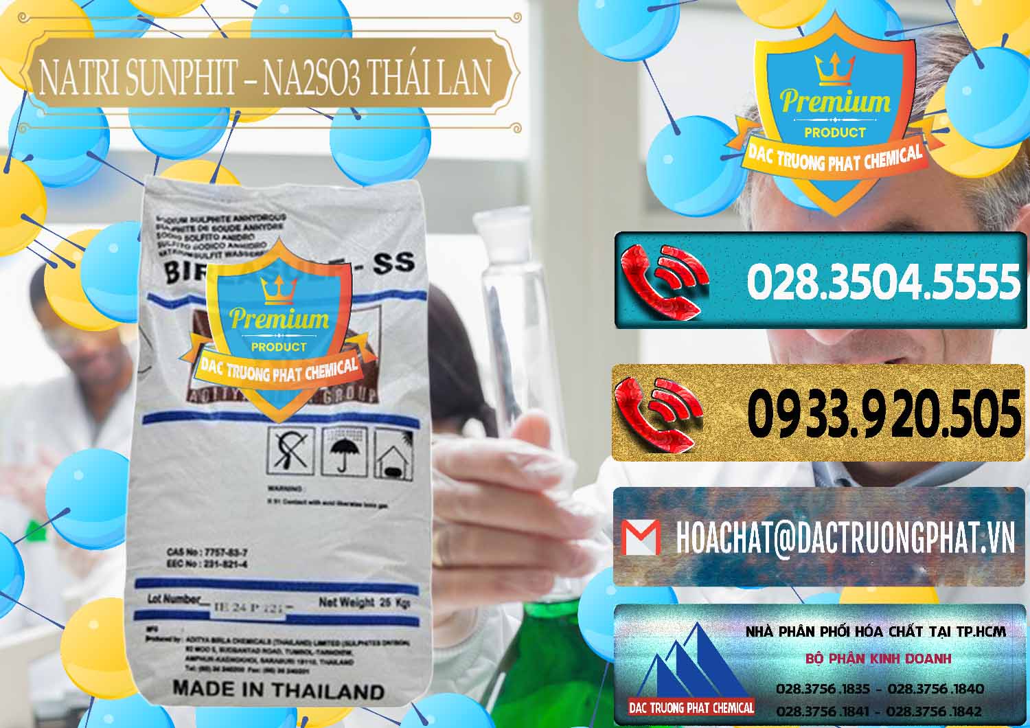 Chuyên nhập khẩu ( bán ) Natri Sunphit - NA2SO3 Thái Lan - 0105 - Phân phối ( cung cấp ) hóa chất tại TP.HCM - hoachatdetnhuom.com