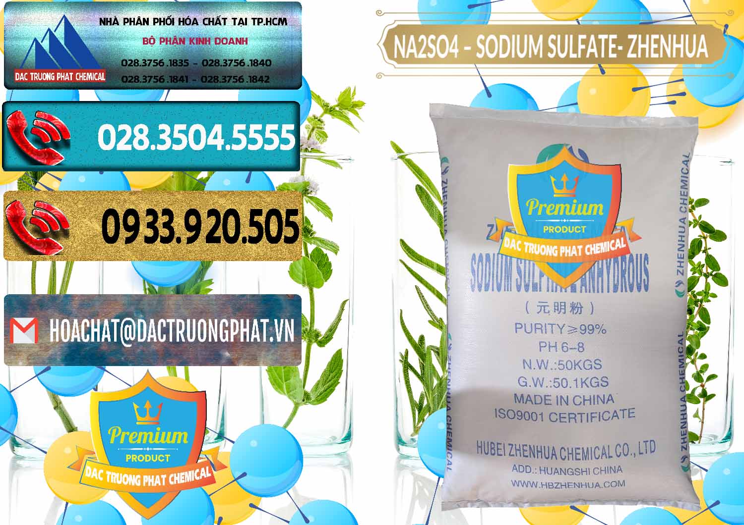 Chuyên cung cấp - bán Sodium Sulphate - Muối Sunfat Na2SO4 Zhenhua Trung Quốc China - 0101 - Đơn vị chuyên cung cấp & nhập khẩu hóa chất tại TP.HCM - hoachatdetnhuom.com