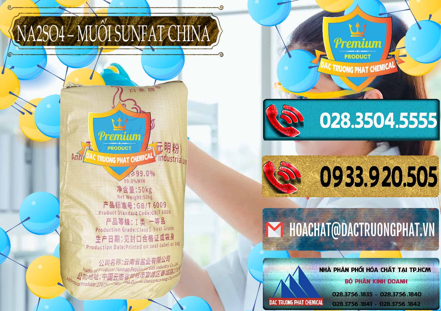 Công ty chuyên cung ứng ( bán ) Sodium Sulphate - Muối Sunfat Na2SO4 Logo Con Voi Trung Quốc China - 0409 - Cty phân phối & cung cấp hóa chất tại TP.HCM - hoachatdetnhuom.com