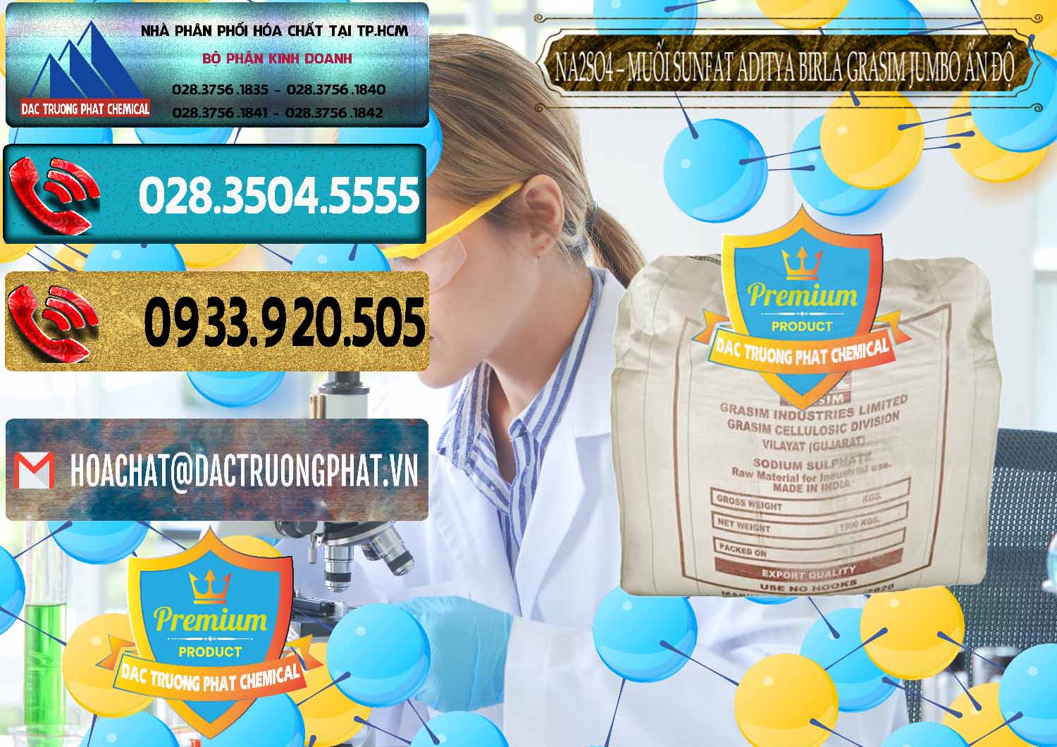 Kinh doanh - bán Sodium Sulphate - Muối Sunfat Na2SO4 Jumbo Bành Aditya Birla Grasim Ấn Độ India - 0357 - Đơn vị cung cấp và kinh doanh hóa chất tại TP.HCM - hoachatdetnhuom.com