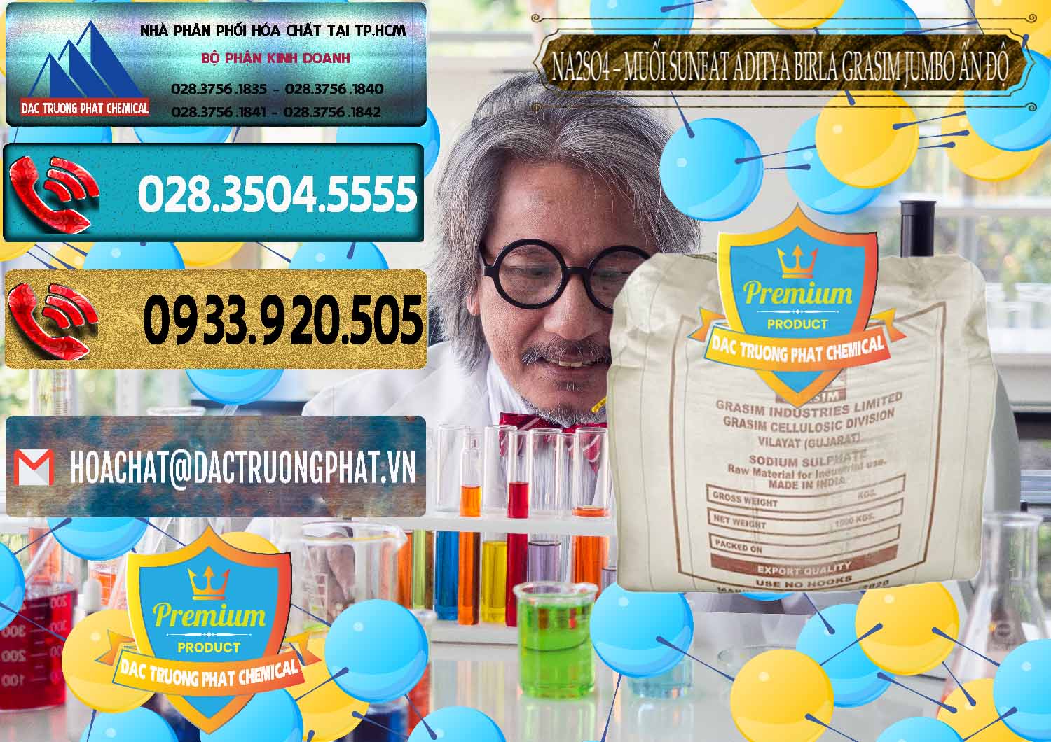 Chuyên phân phối _ bán Sodium Sulphate - Muối Sunfat Na2SO4 Jumbo Bành Aditya Birla Grasim Ấn Độ India - 0357 - Đơn vị cung cấp ( phân phối ) hóa chất tại TP.HCM - hoachatdetnhuom.com