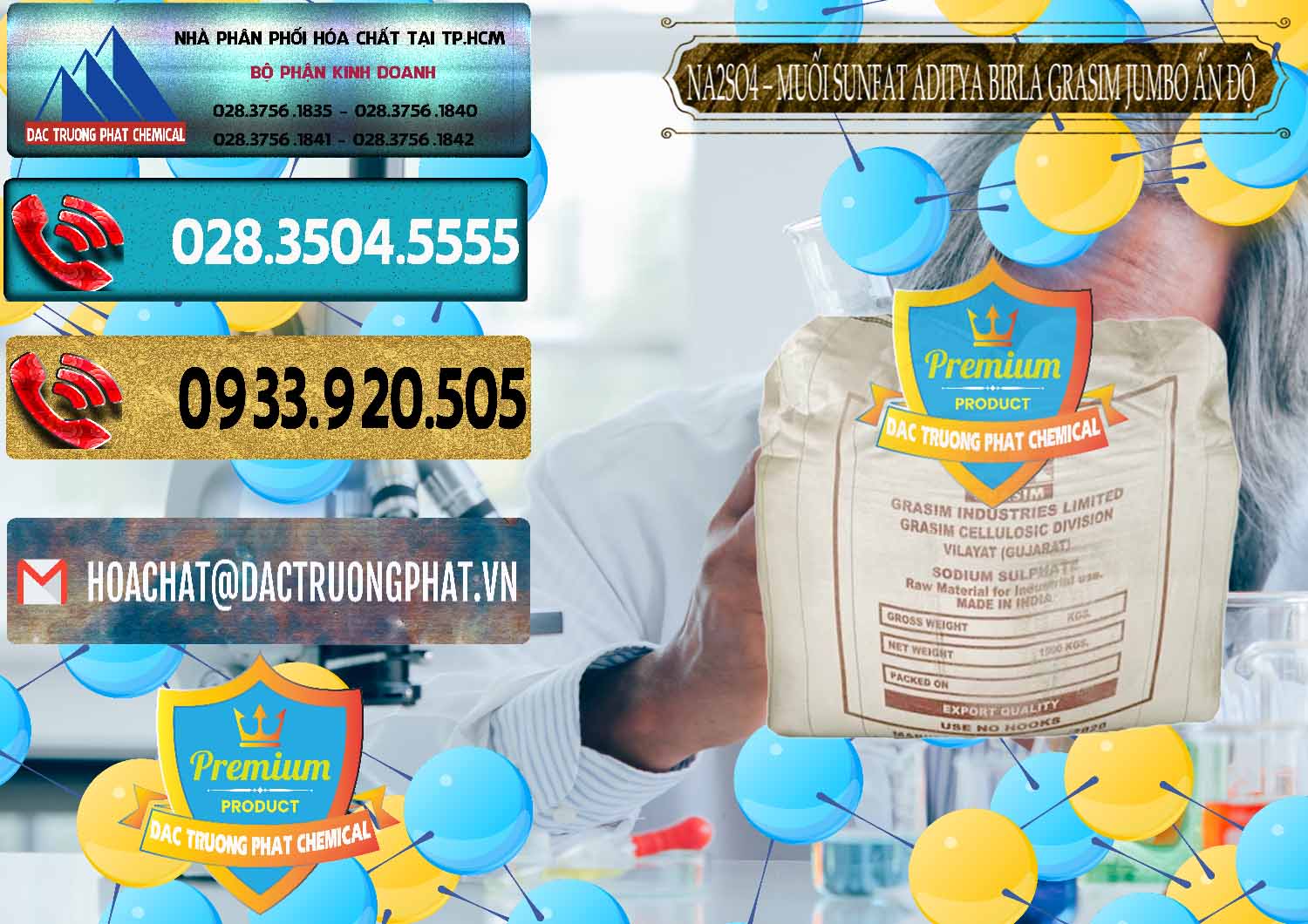 Chuyên cung cấp - bán Sodium Sulphate - Muối Sunfat Na2SO4 Jumbo Bành Aditya Birla Grasim Ấn Độ India - 0357 - Cty chuyên nhập khẩu ( phân phối ) hóa chất tại TP.HCM - hoachatdetnhuom.com