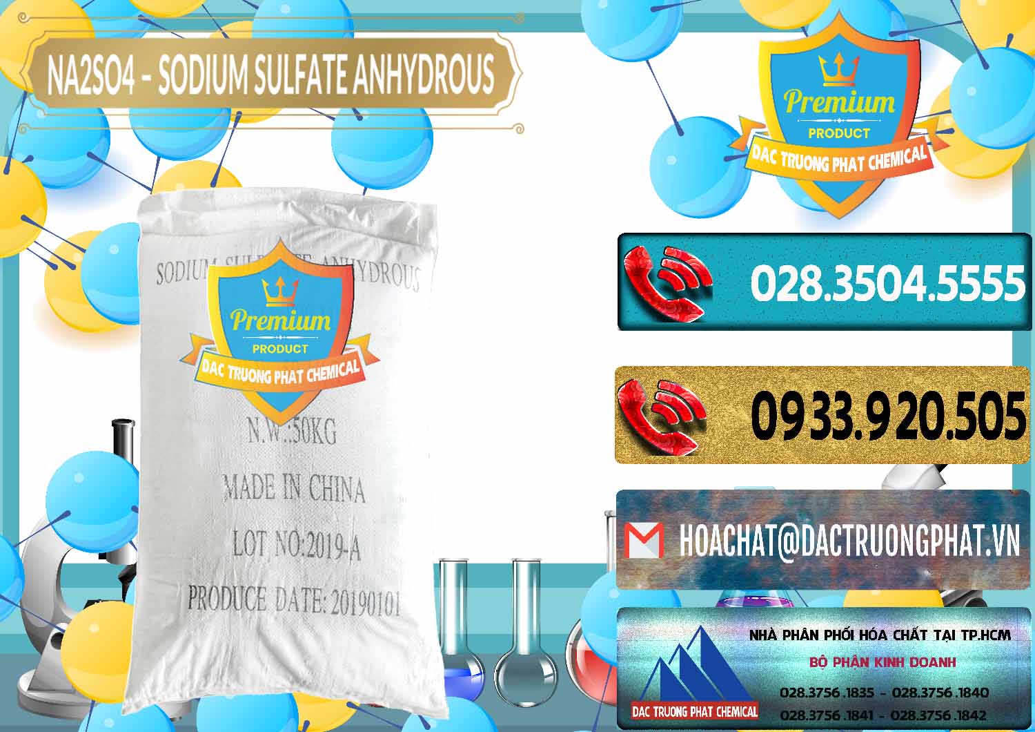Chuyên nhập khẩu _ bán Sodium Sulphate - Muối Sunfat Na2SO4 PH 6-8 Trung Quốc China - 0099 - Đơn vị kinh doanh ( cung cấp ) hóa chất tại TP.HCM - hoachatdetnhuom.com